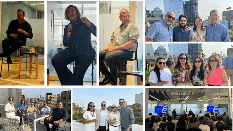 Photo collage from June Town Hall